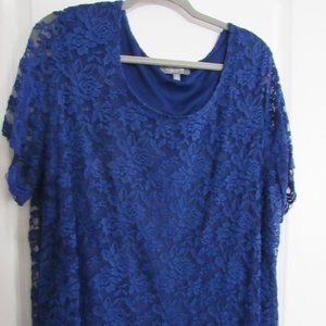 Women's Plus Size Lace Tee